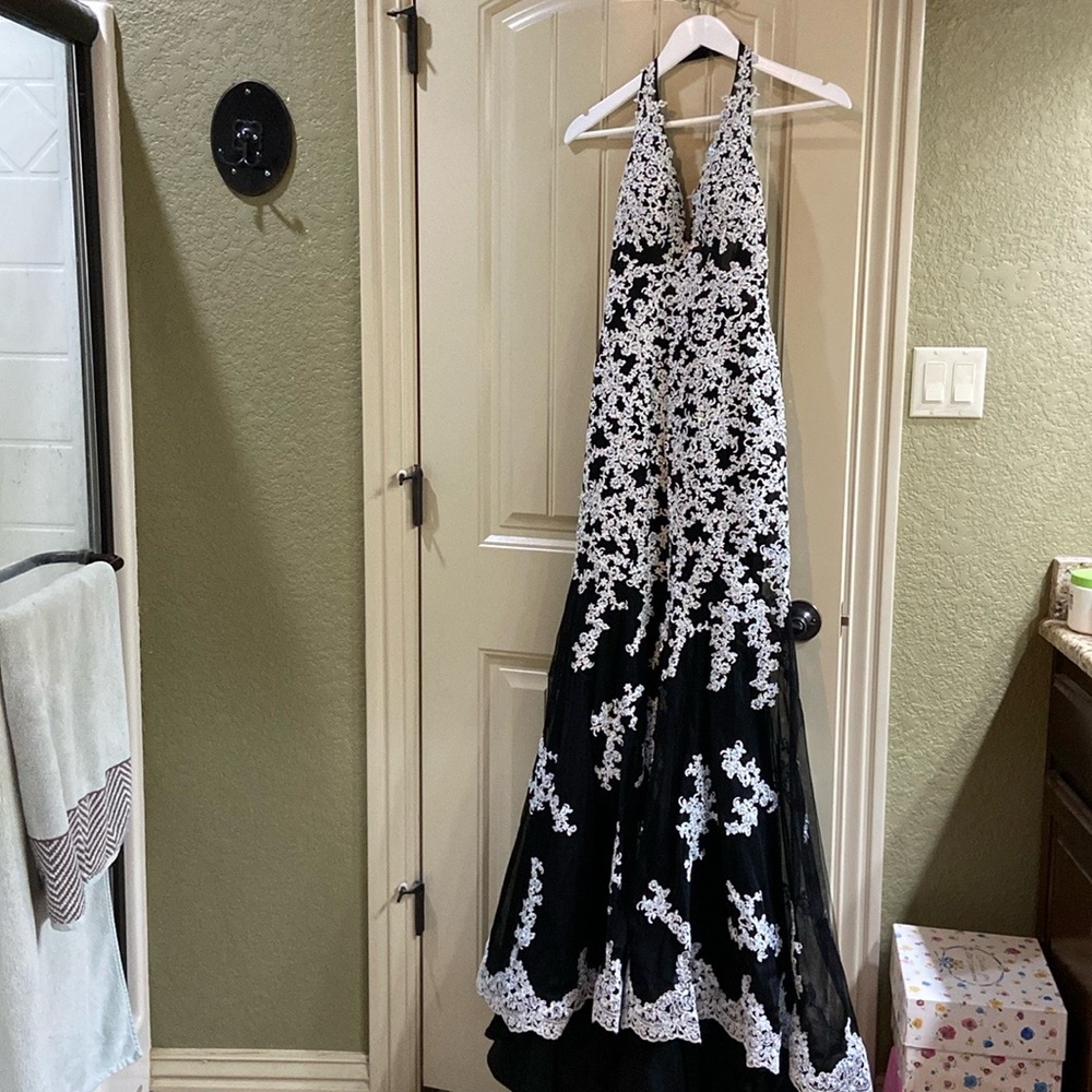 Beautiful Halter Gown by Jazz Brand. Worn Once! EUC!